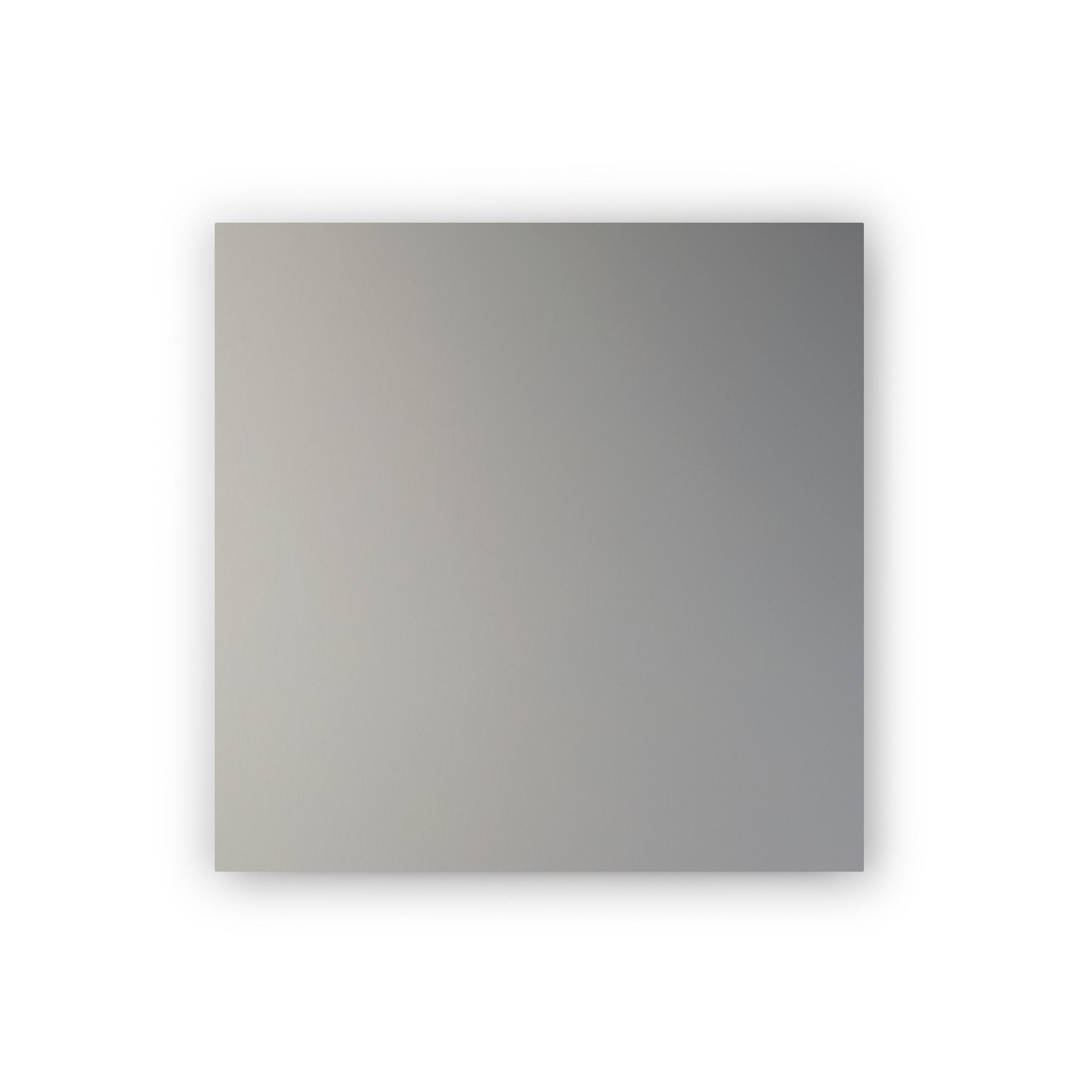 LED-Wandleuchte BLADE Q, silber matt, 44 x 44 cm, Metall dim