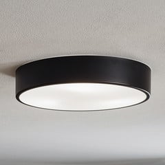 Lampa sufitowa Cleo 400 IP54, Ø 40 cm czarna