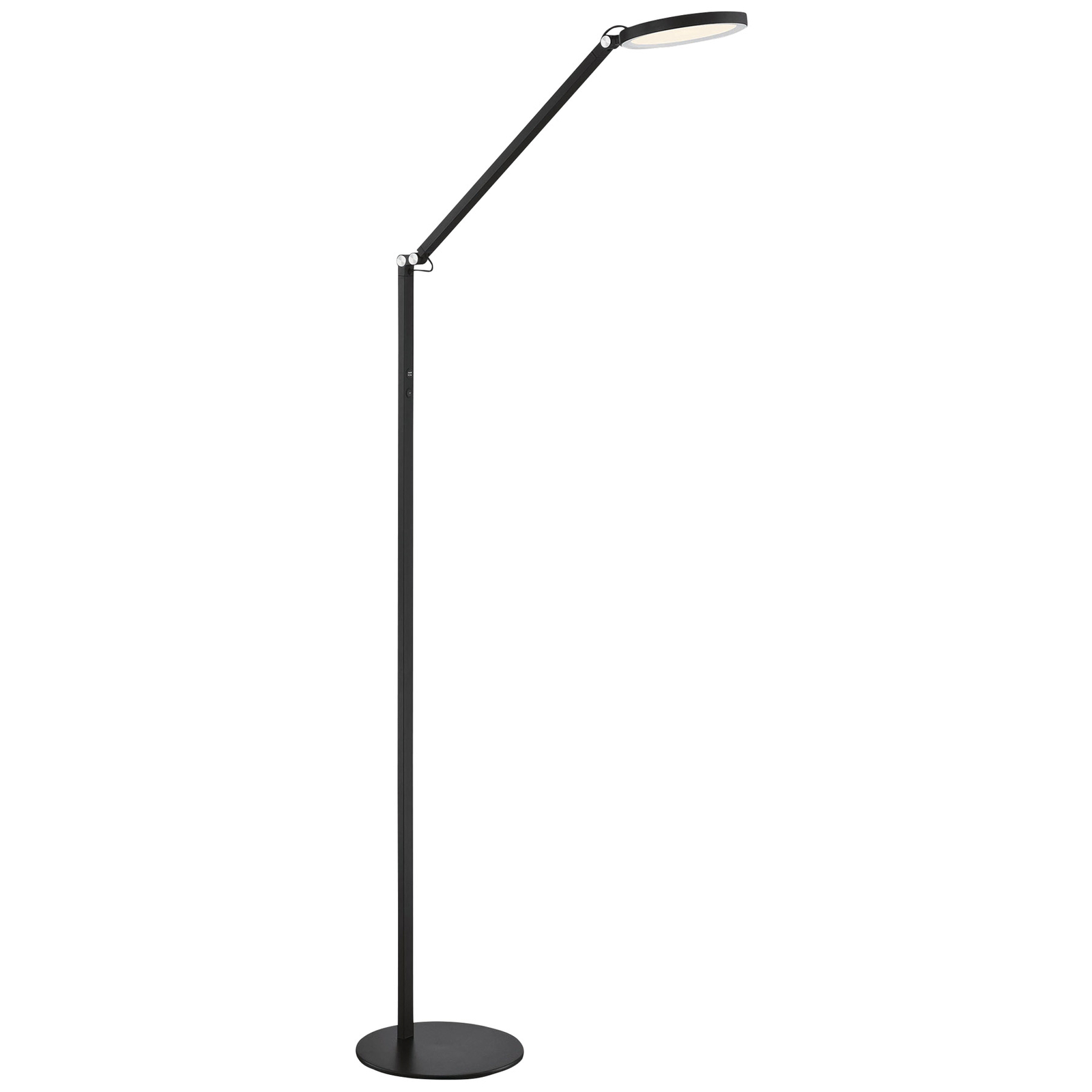 Regina lampadaire LED à 1 lampe, noir