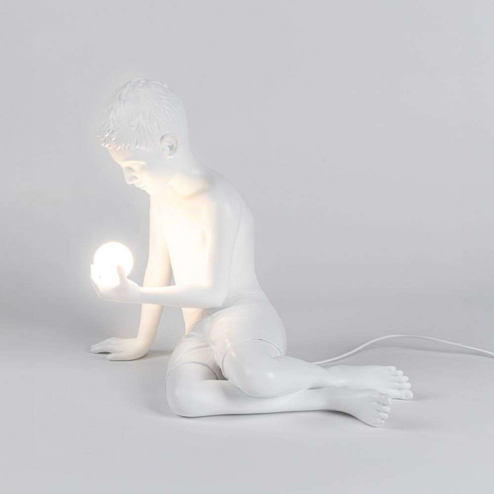 Innerglow Boy Table Lamp Mini White - Seletti