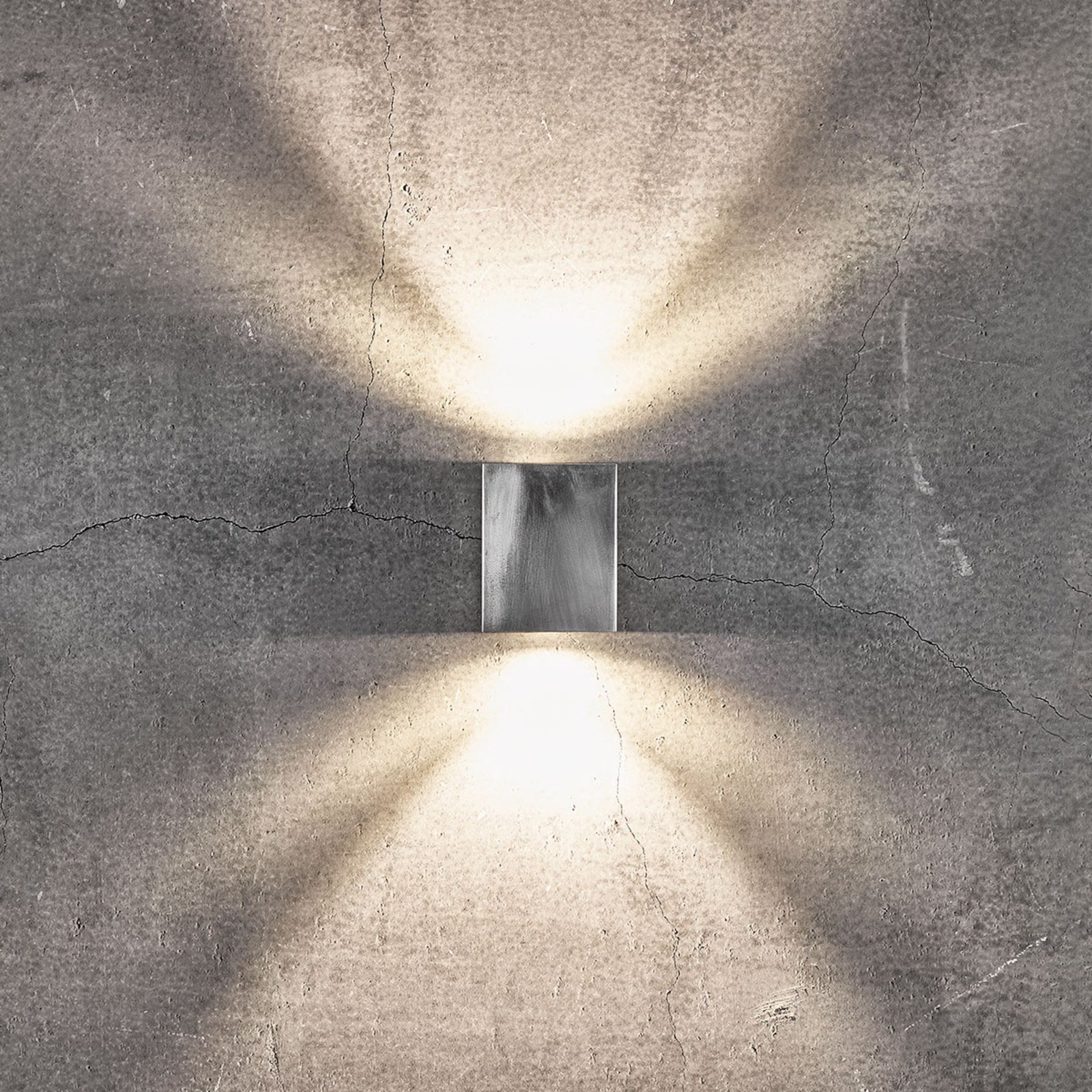 LED-Außenwandlampe Canto Kubi 2, 10 cm