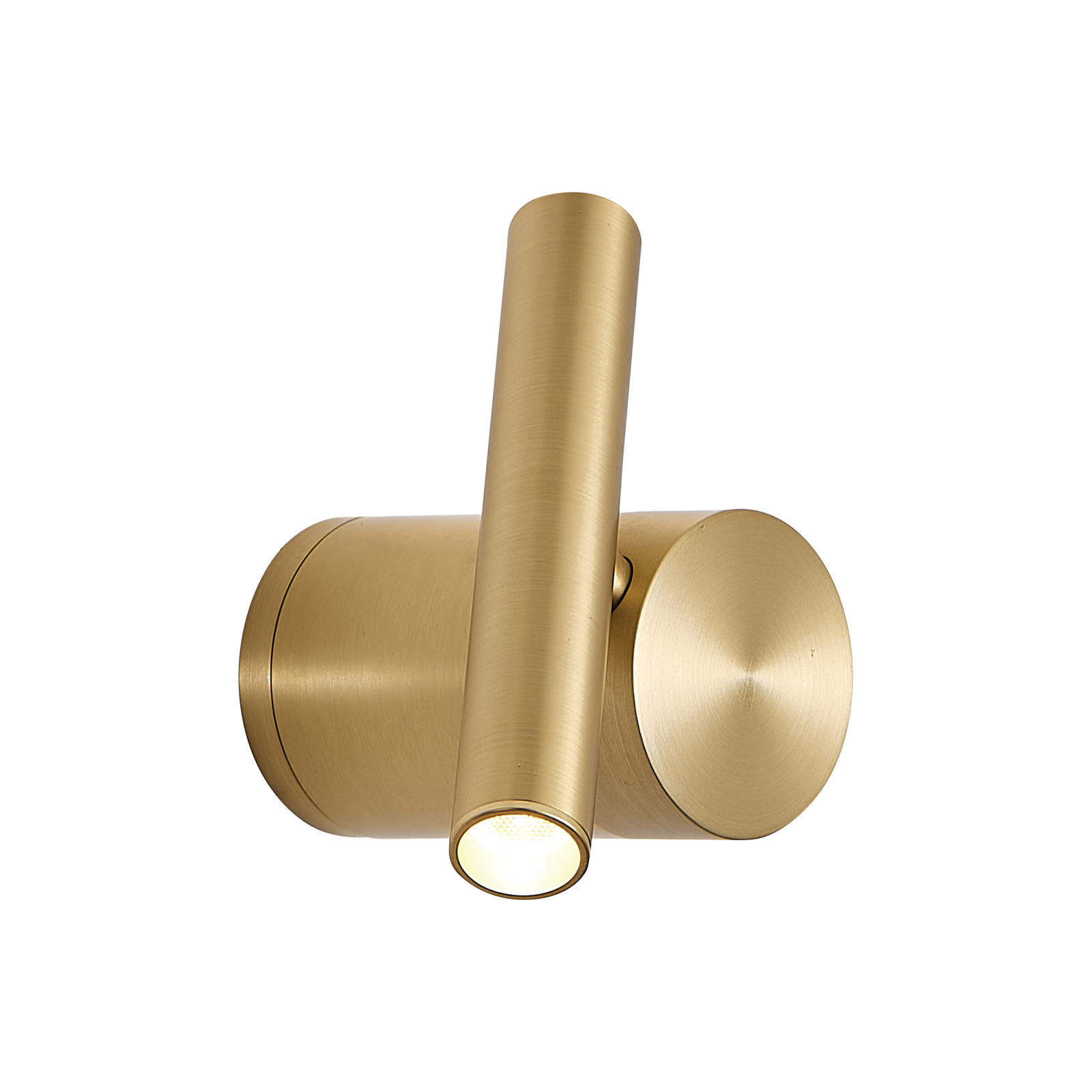 Planet LED wall light, gold