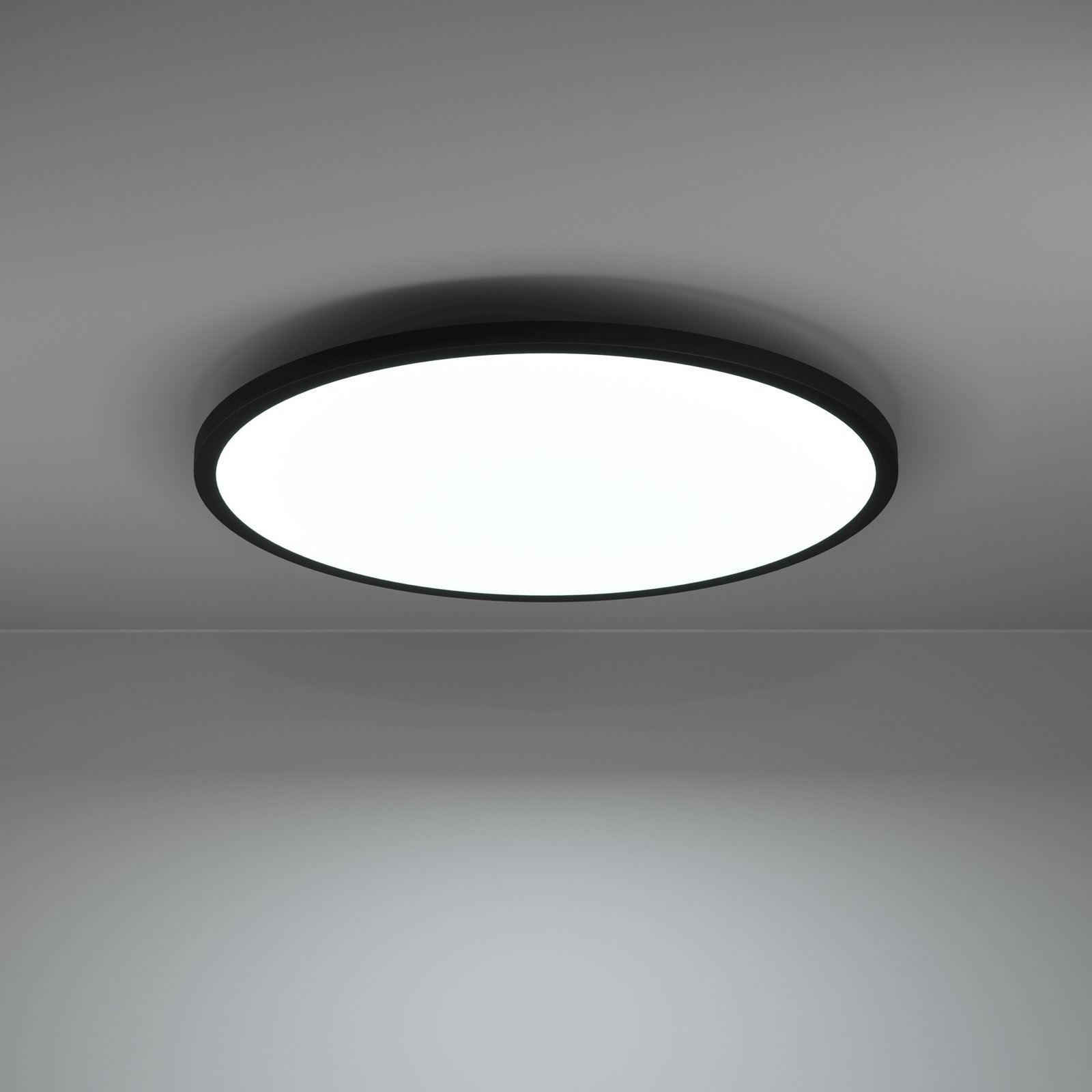 EGLO connect Sarsina-Z mennyezeti lámpa fekete Ø60cm