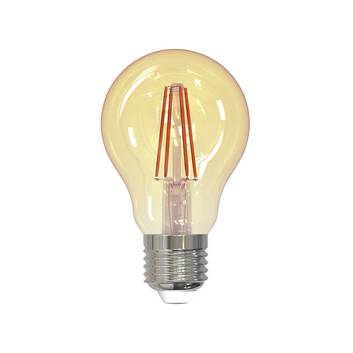 Lampadina LED filamenti E27 4,5W 2.000K 400lm oro