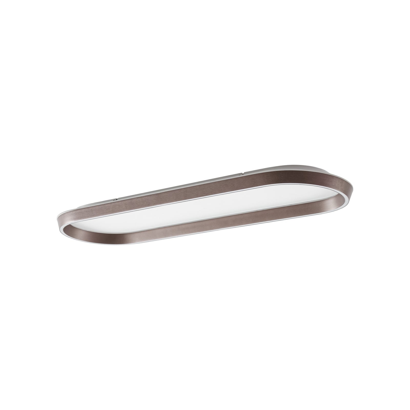Lucande LED-taklampe Rylan, 112 cm, brun, dimbar, CCT Lucande LED-taklampe Rylan, 112 cm, brun, dimbar, CCT