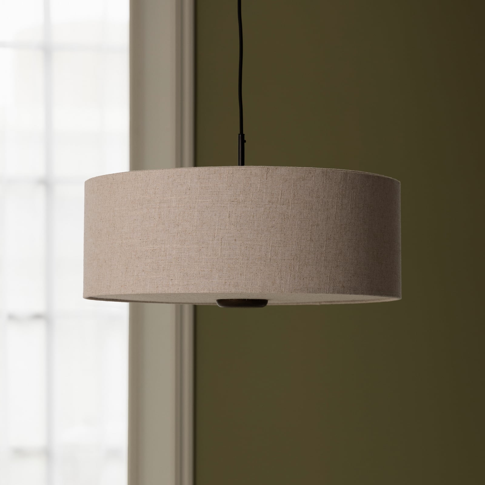 Lámpara colgante Bosco 55, color beige, Ø 55 cm, de tela - Globen Lighting Lámpara colgante Bosco 55, color beige, Ø 55 cm, de tela - Globen Lighting