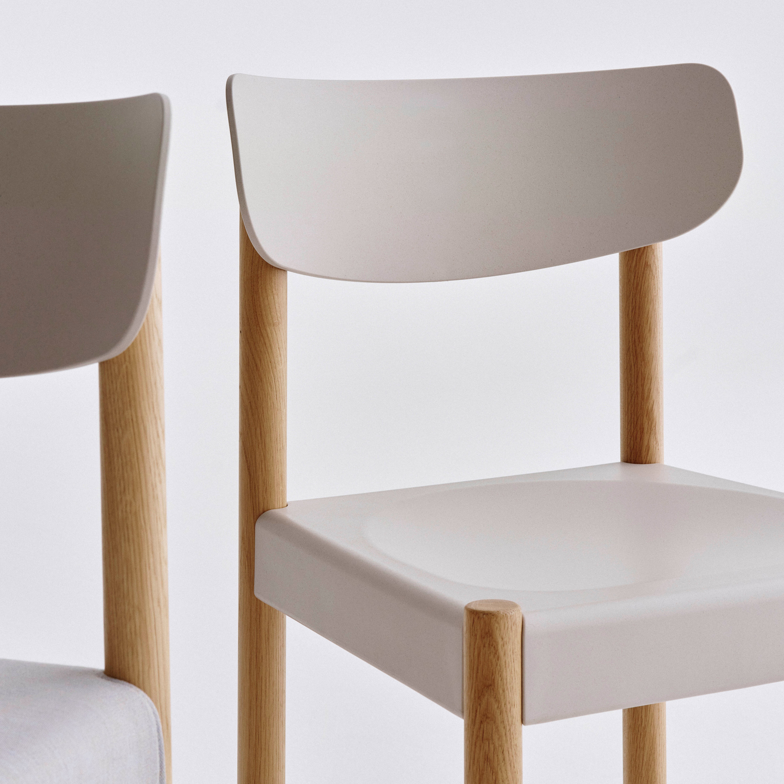 Chaise Pack 10, gris/chêne, hauteur 78 cm, bois - HAY Chaise Pack 10, gris/chêne, hauteur 78 cm, bois - HAY
