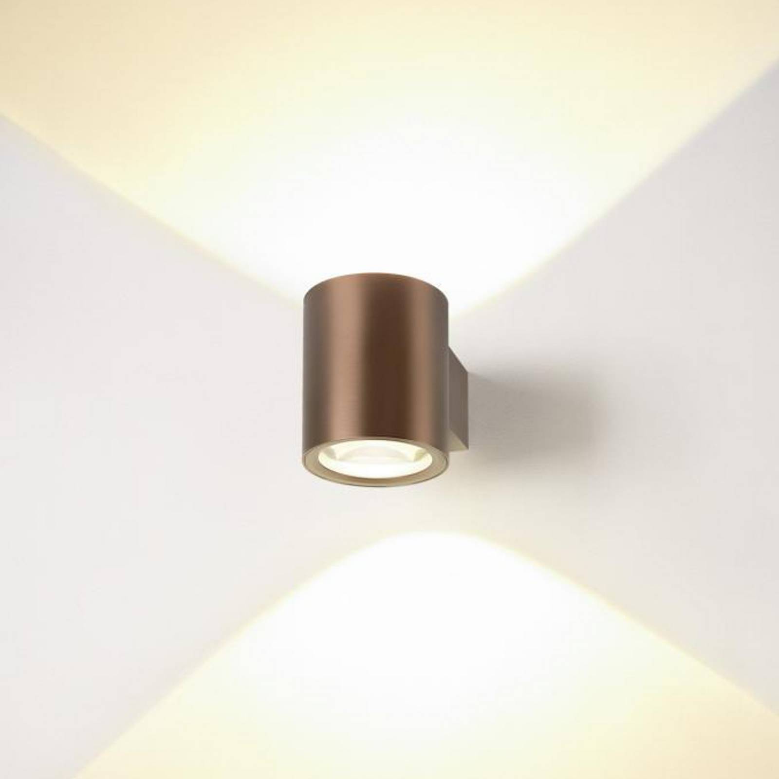 SLV Kinkiet LED Oculus, Ø 9 cm, ściemniany do ciepłego światła, metal