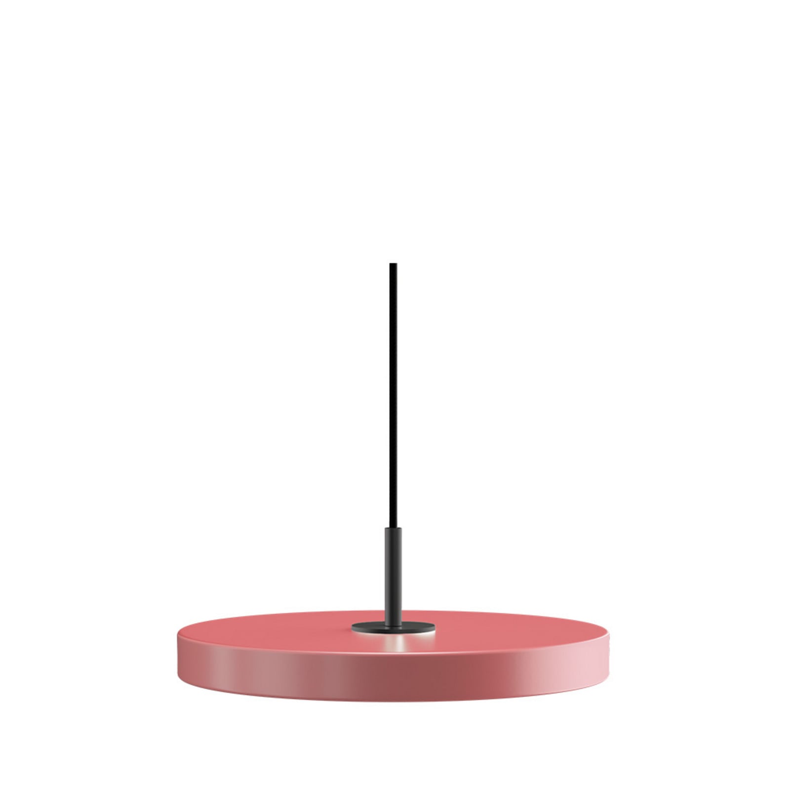 Asteria Plus hængelampe, Ø 30 cm, lyserød/sort UMAGE - Stue - Metal billede