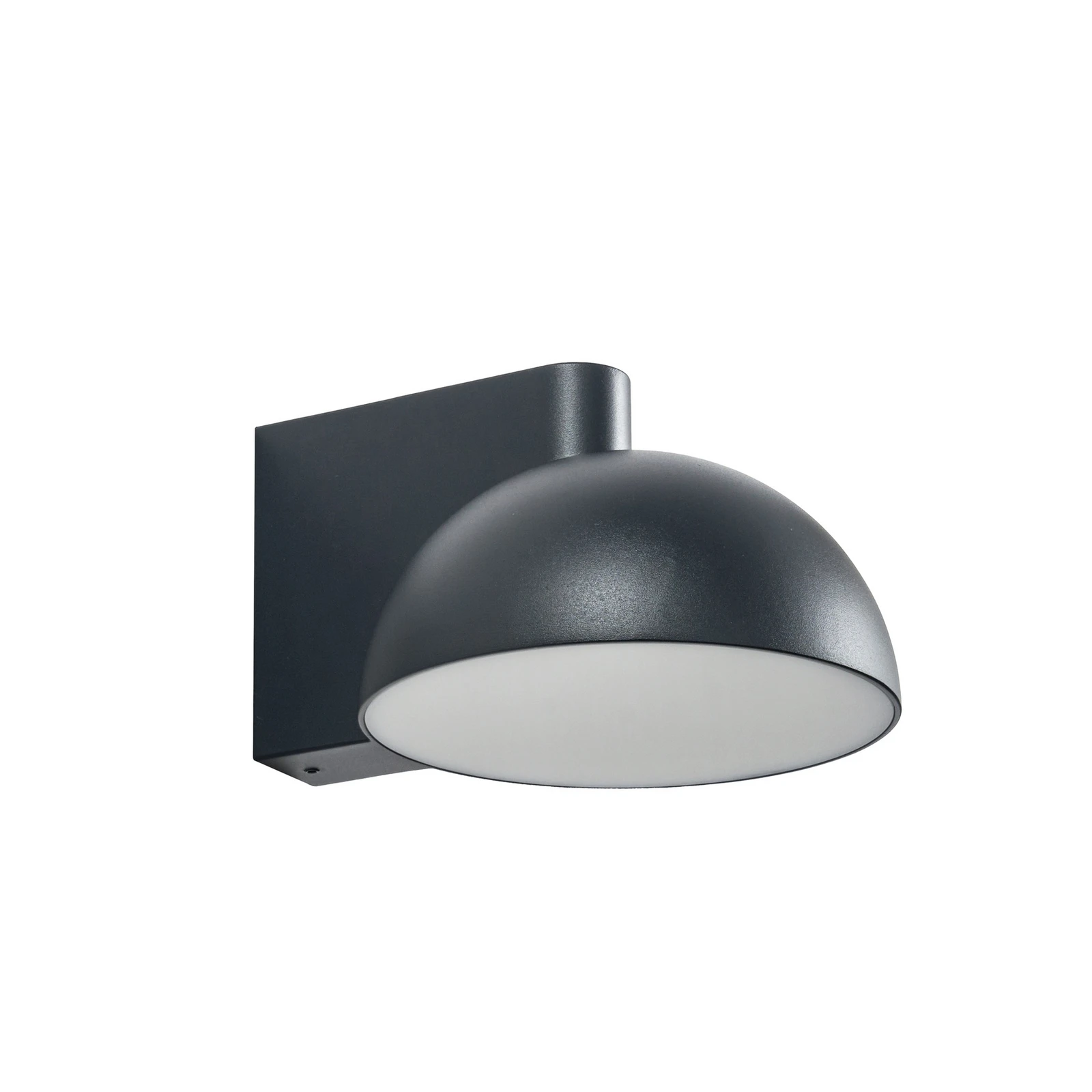 Lucande LED-Außenwandleuchte Velira, schwarz, Metall, IP54