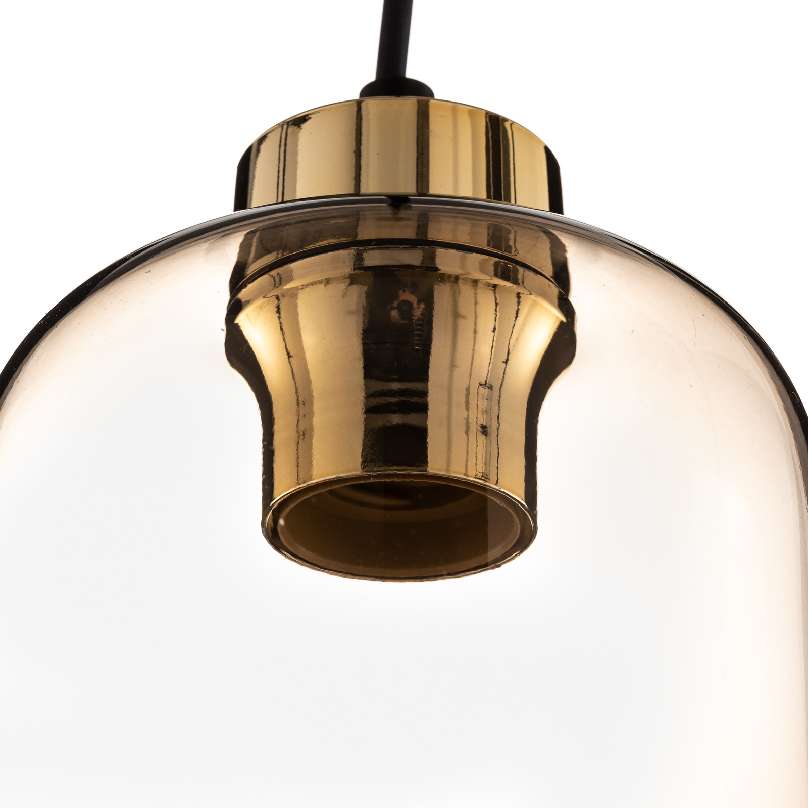 Marco Green pendant light, 1-bulb, brown
