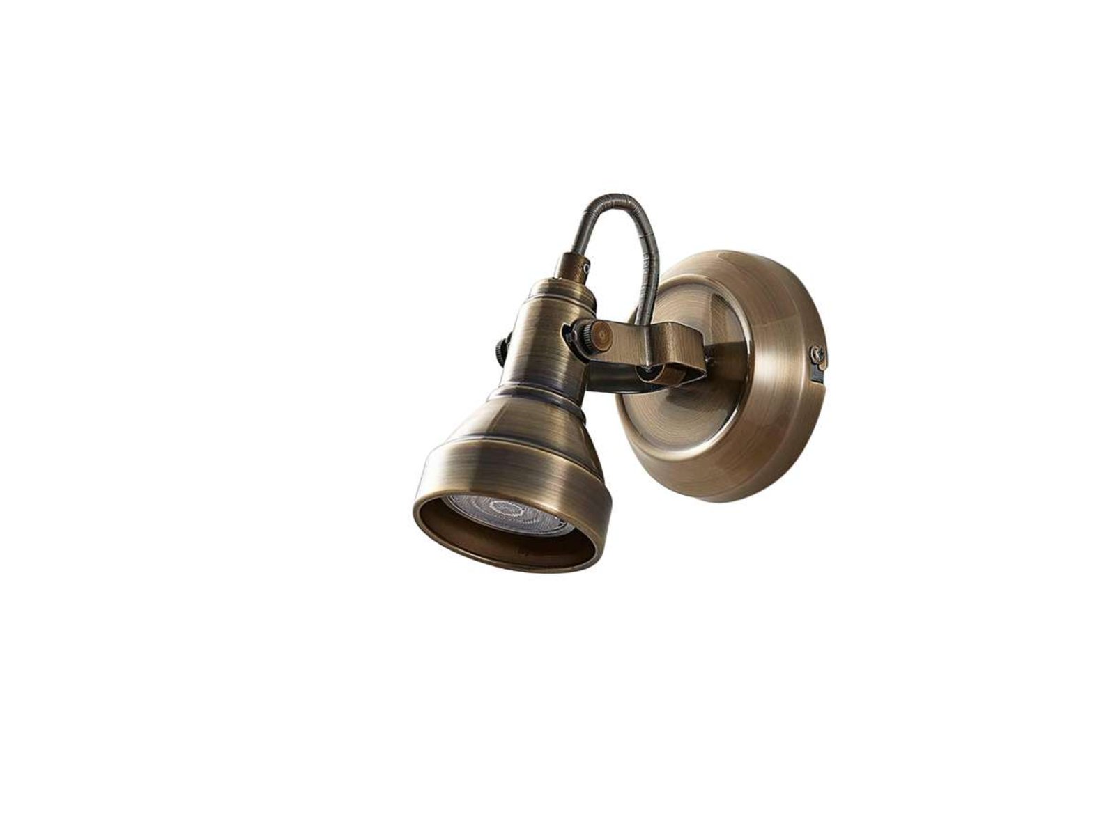 Perseas LED Wall Lamp Antique Brass - Lindby