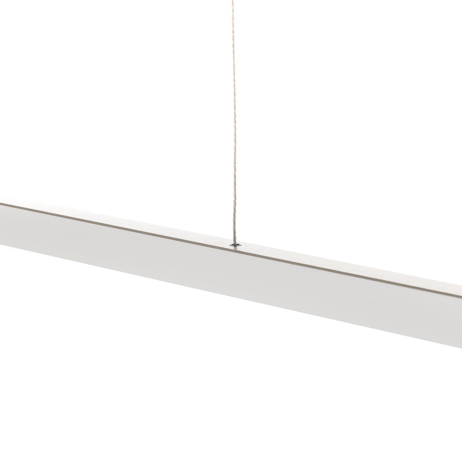 LED závěsné světlo Orix, bílá, délka 150 cm