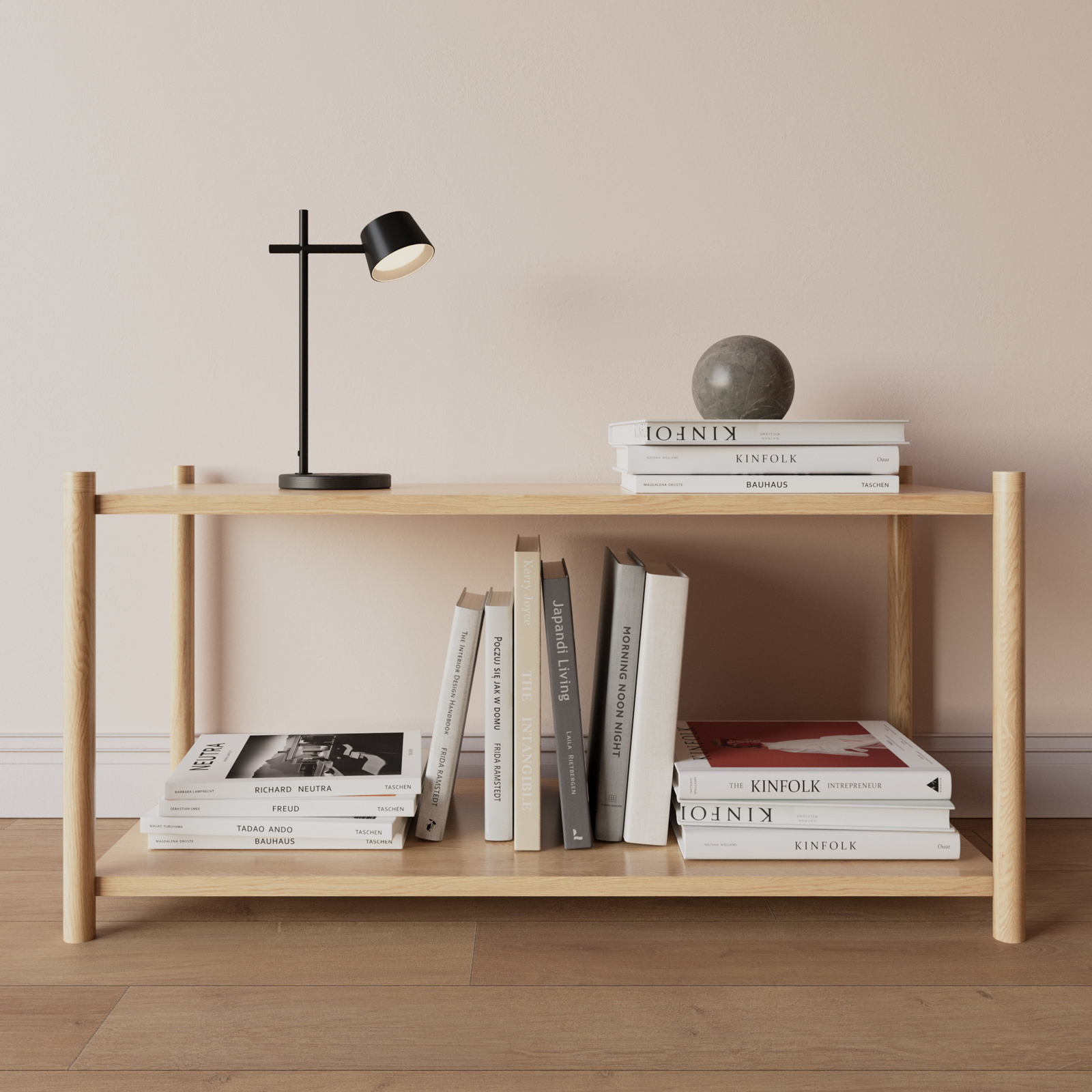 Estantería Sceene F, módulo 1, madera clara, altura 45 cm, roble - GEJST Estantería Sceene F, módulo 1, madera clara, altura 45 cm, roble - GEJST