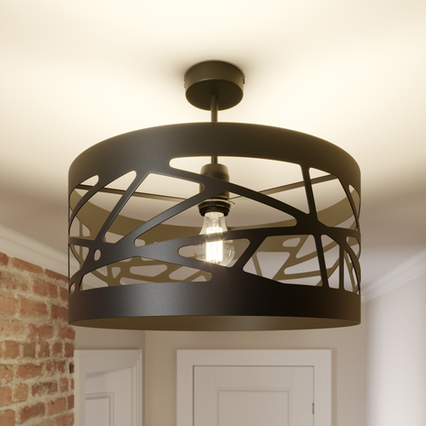 Lampa sufitowa Modul Frez klosz Ø39cm czarna