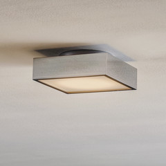 Decor Walther Cut -LED-kattovalo, kromi, 18x18cm