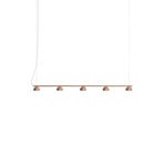 Blush Rail 5 Pendant Warm Beige - Northern