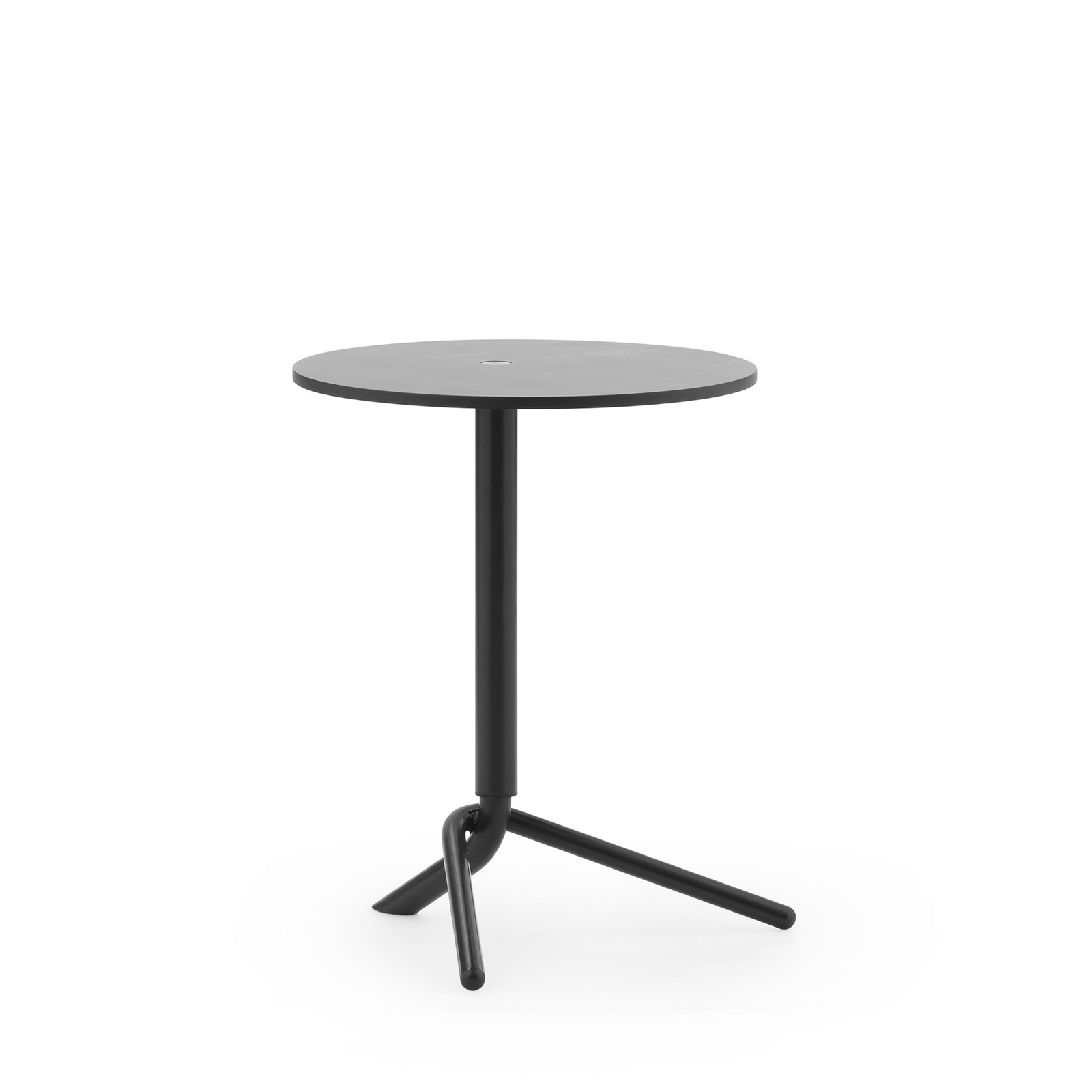 Bijzettafel Lift, zwart, staal, MDF, hoogte 56,5 cm - Normann Copenhagen Bijzettafel Lift, zwart, staal, MDF, hoogte 56,5 cm - Normann Copenhagen