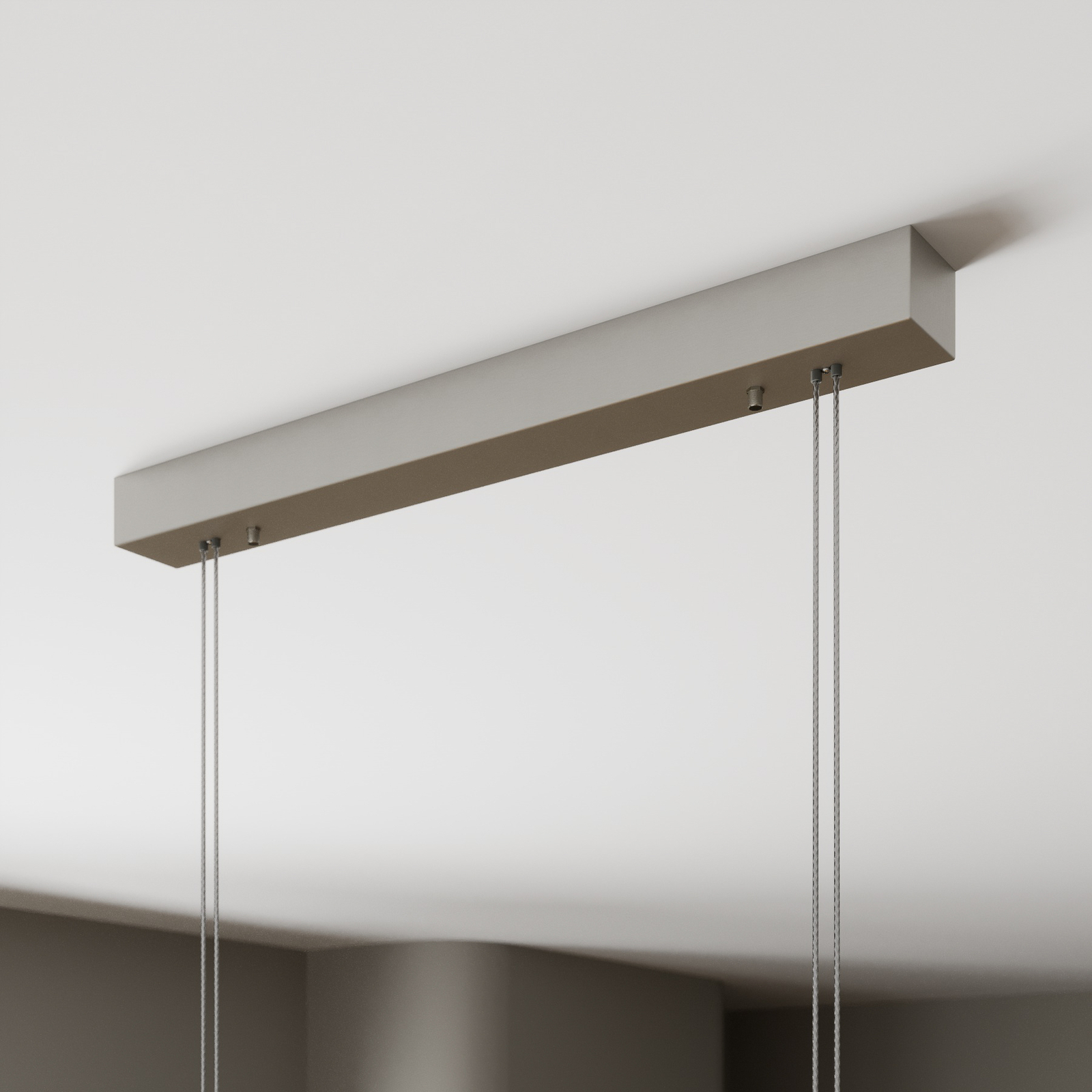 Eichenholz-LED-Balkenpendellampe Nora - 158 cm