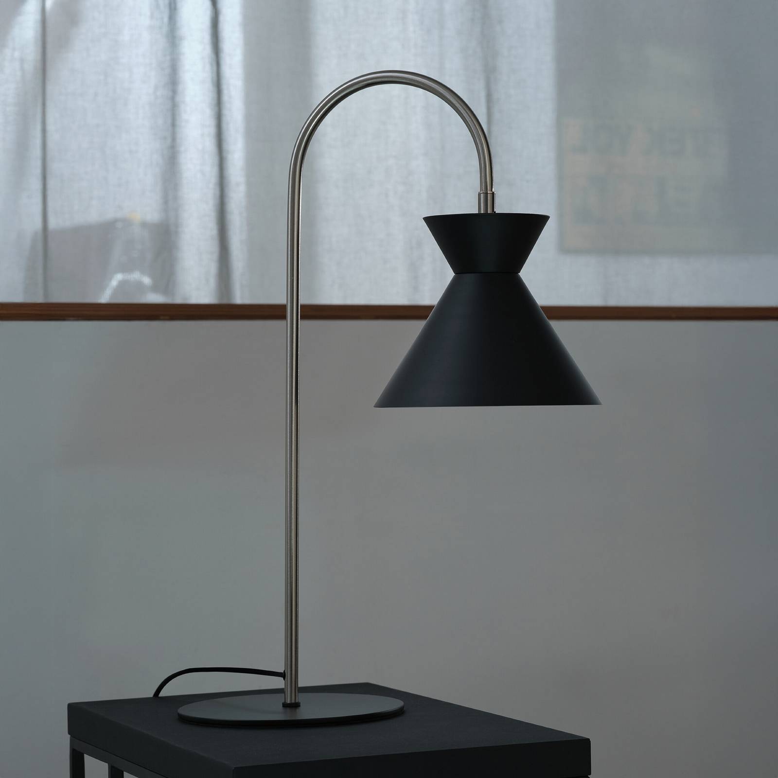 OSRAM Tischleuchte Decor Waist, Stahl, schwarz, E27 günstig online kaufen