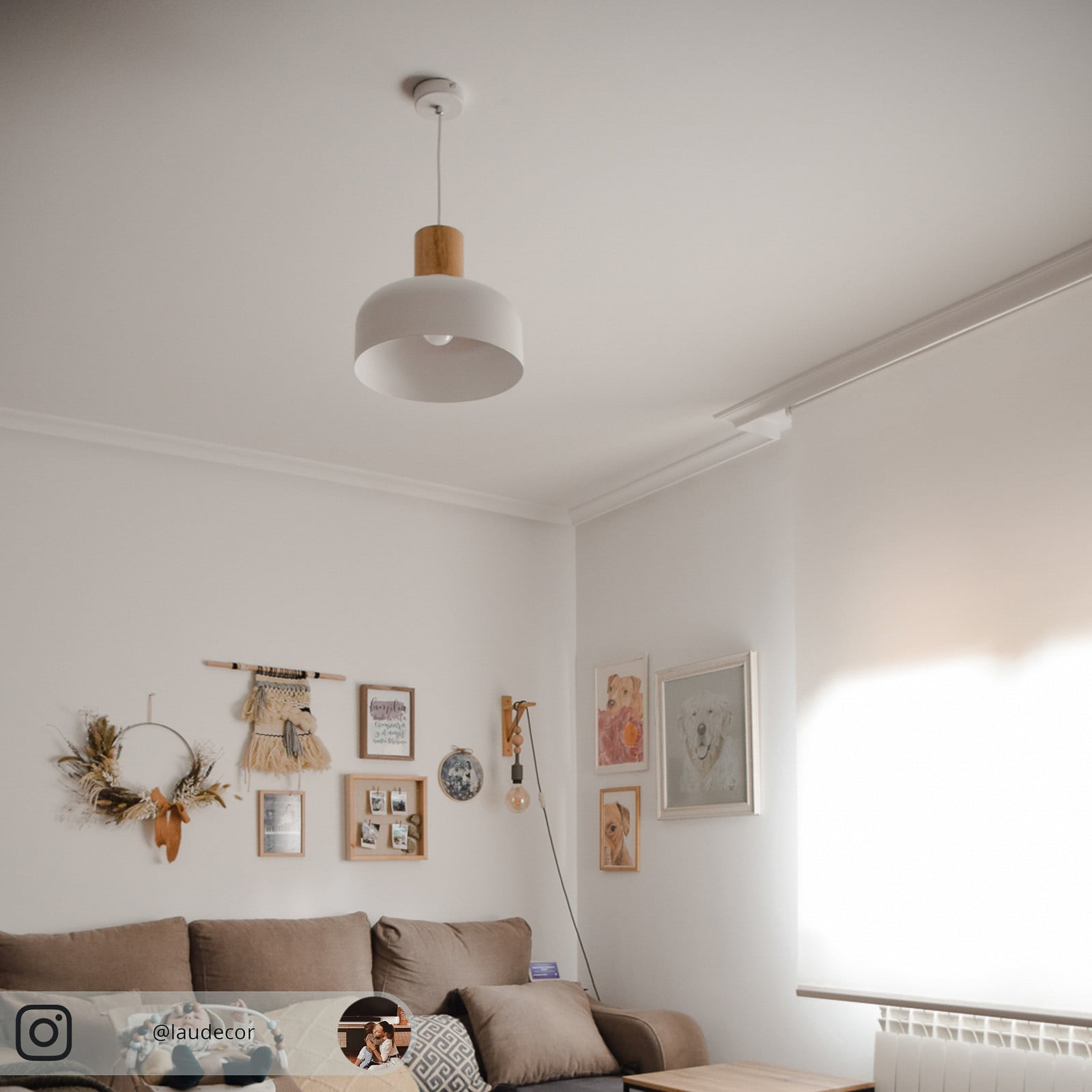 Carlise Pendelleuchte White Lindby - Wohnzimmer - Skandinavisch - Metall - Mehrflammig