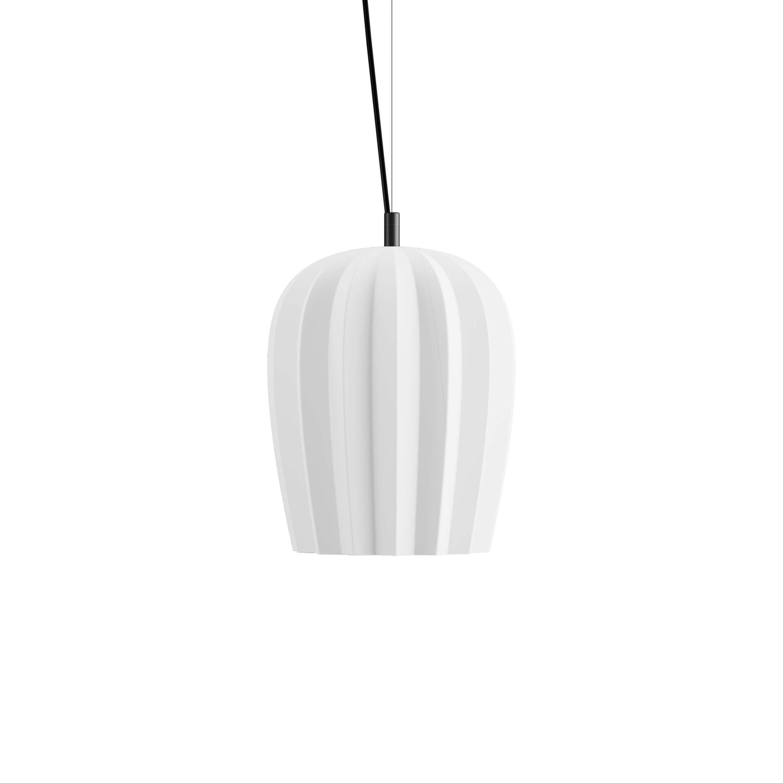 Karman lampada a sospensione Sahara, bianco, Ø 29 cm, ceramica, E27