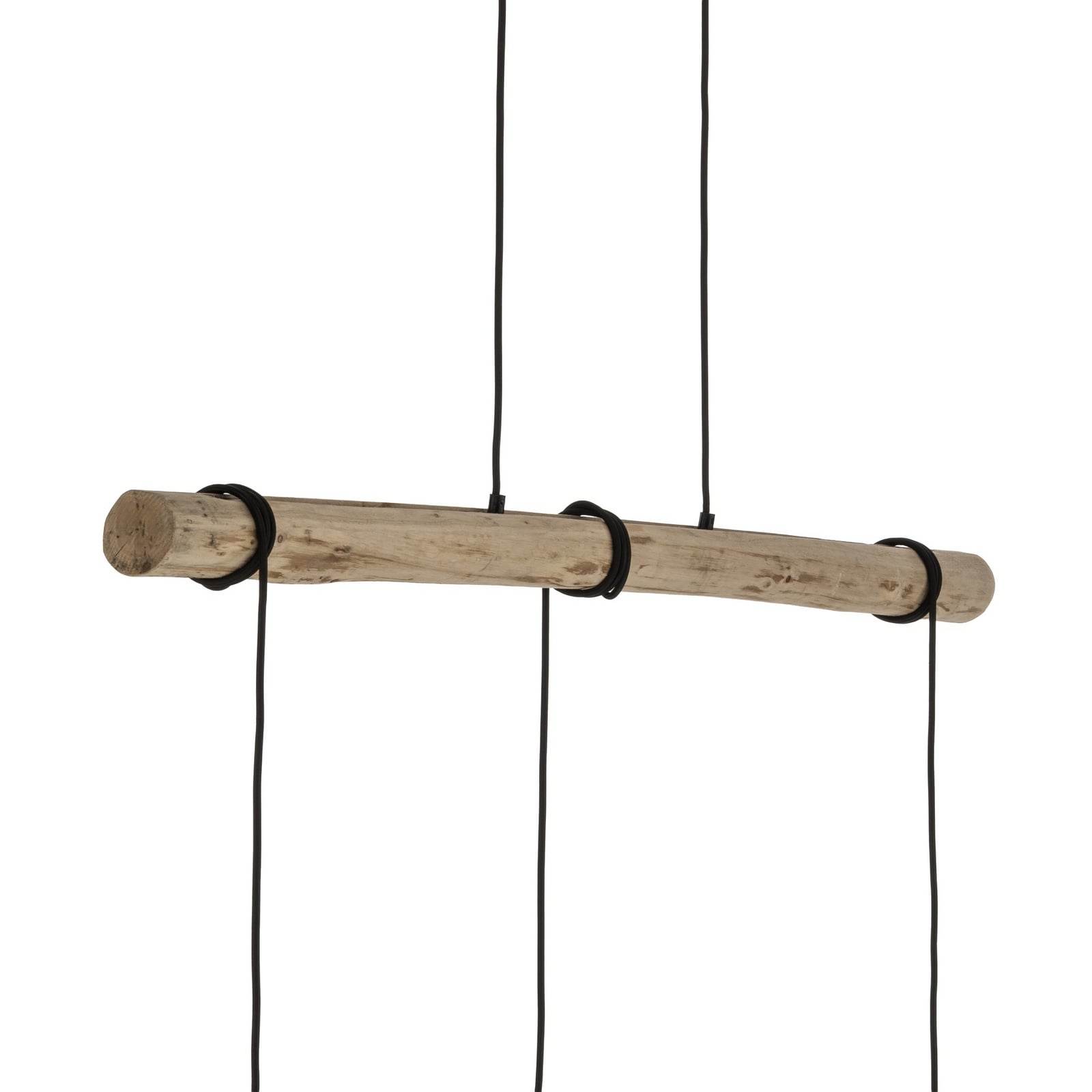 Trebale 3 Pendel Black/Wood - Lindby