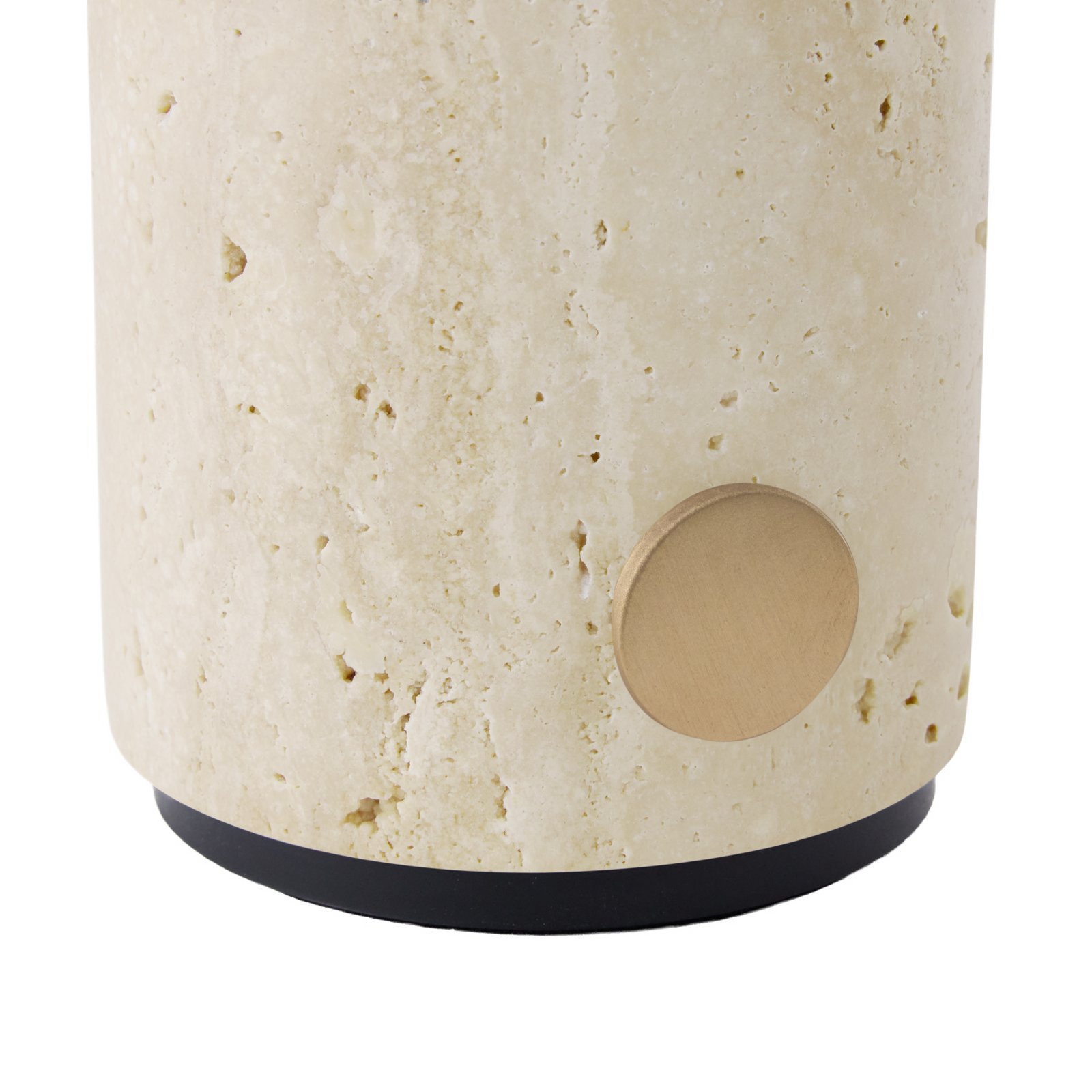 Globen Lighting Akku-Tischleuchte Torrano, Travertin beige