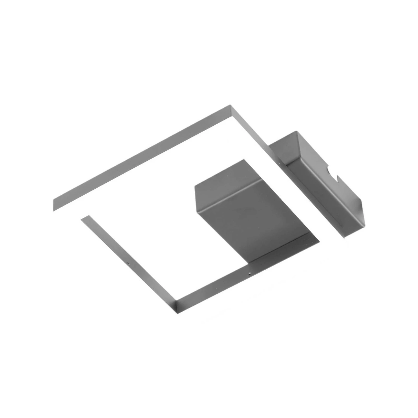 Aplică de perete cu LED Bard, auriu, 17 x 17 cm, metal, dimabil