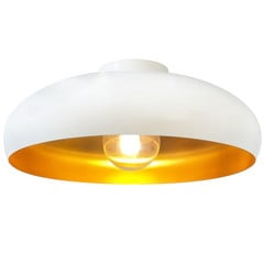 Olli mennyezeti lámpa, fehér/arany Ø 40 cm, fém, E27