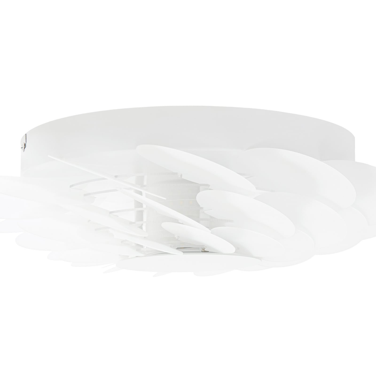Lucande LED-Wandleuchte Bloem, Ø 40 cm, weiß, 3-step-dim Lucande LED-Wandleuchte Bloem, Ø 40 cm, weiß, 3-step-dim