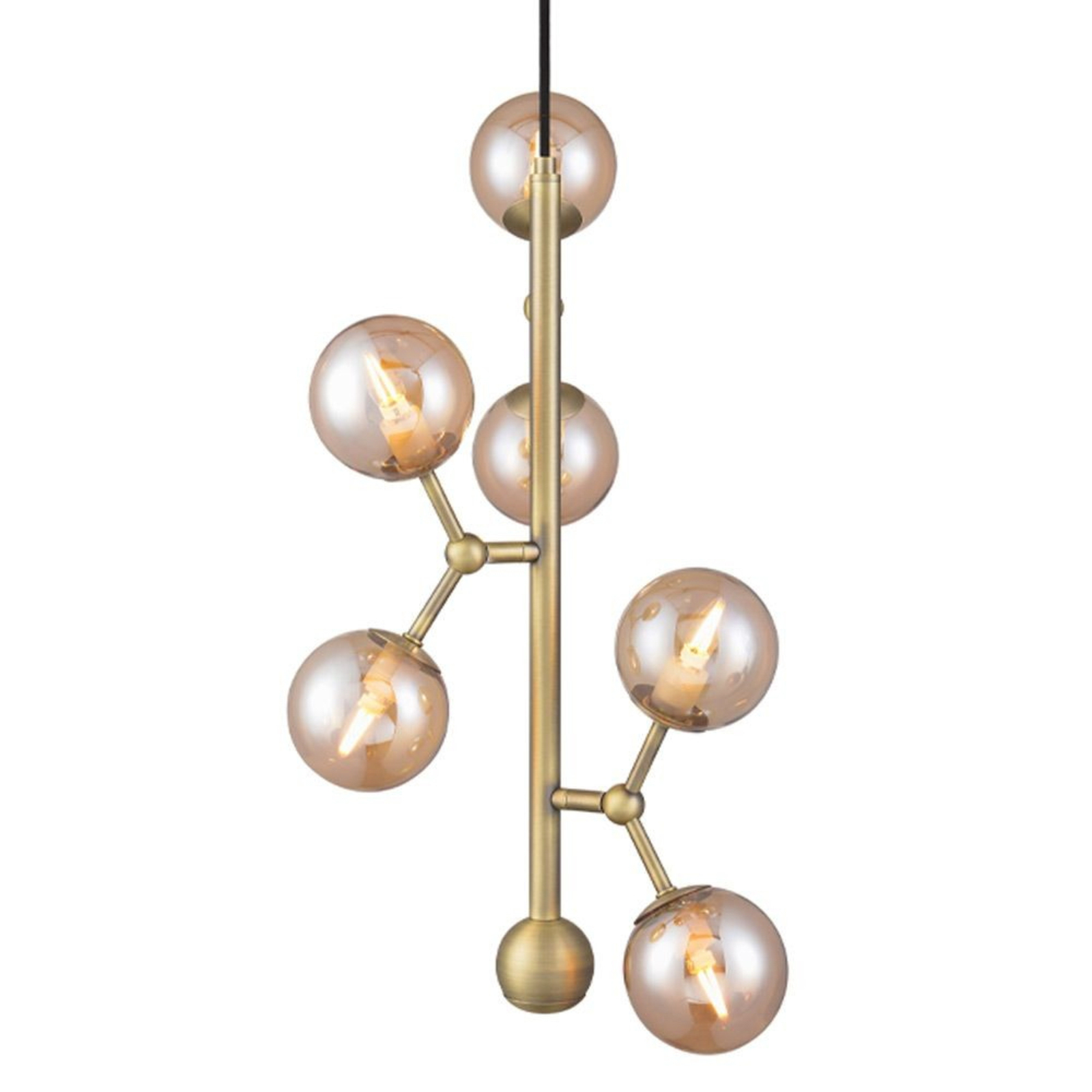 Atom Vertical Taklampa Antique Brass - Halo Design