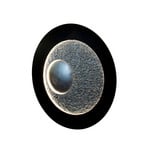 LED-Wandlampe URANO GIGANTE XL, schwarz/silber, Ø 100 cm dim