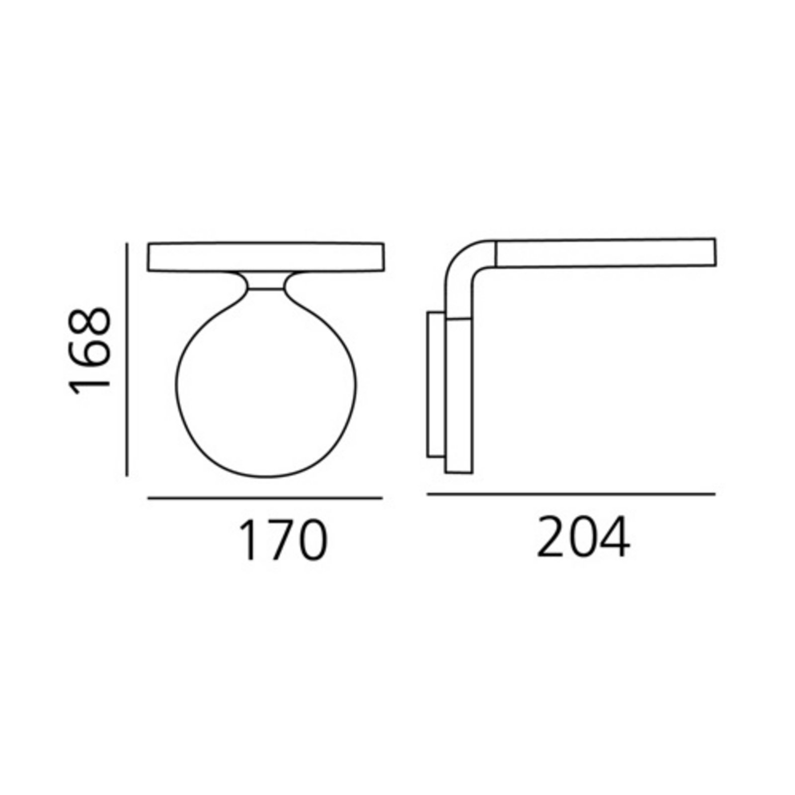 Rea 12 Aplică de Perete White - Artemide