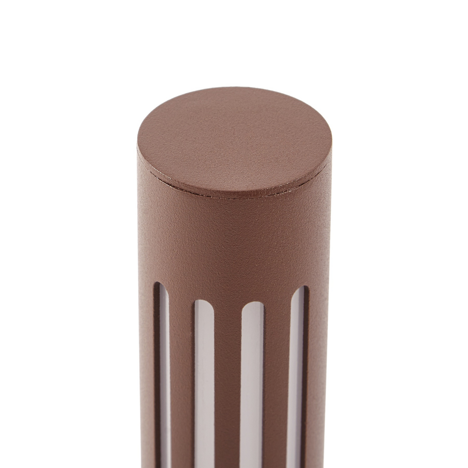 LED osvětlení cesty Fjorya, hnědé, výška 60 cm, IP65 - Lindby