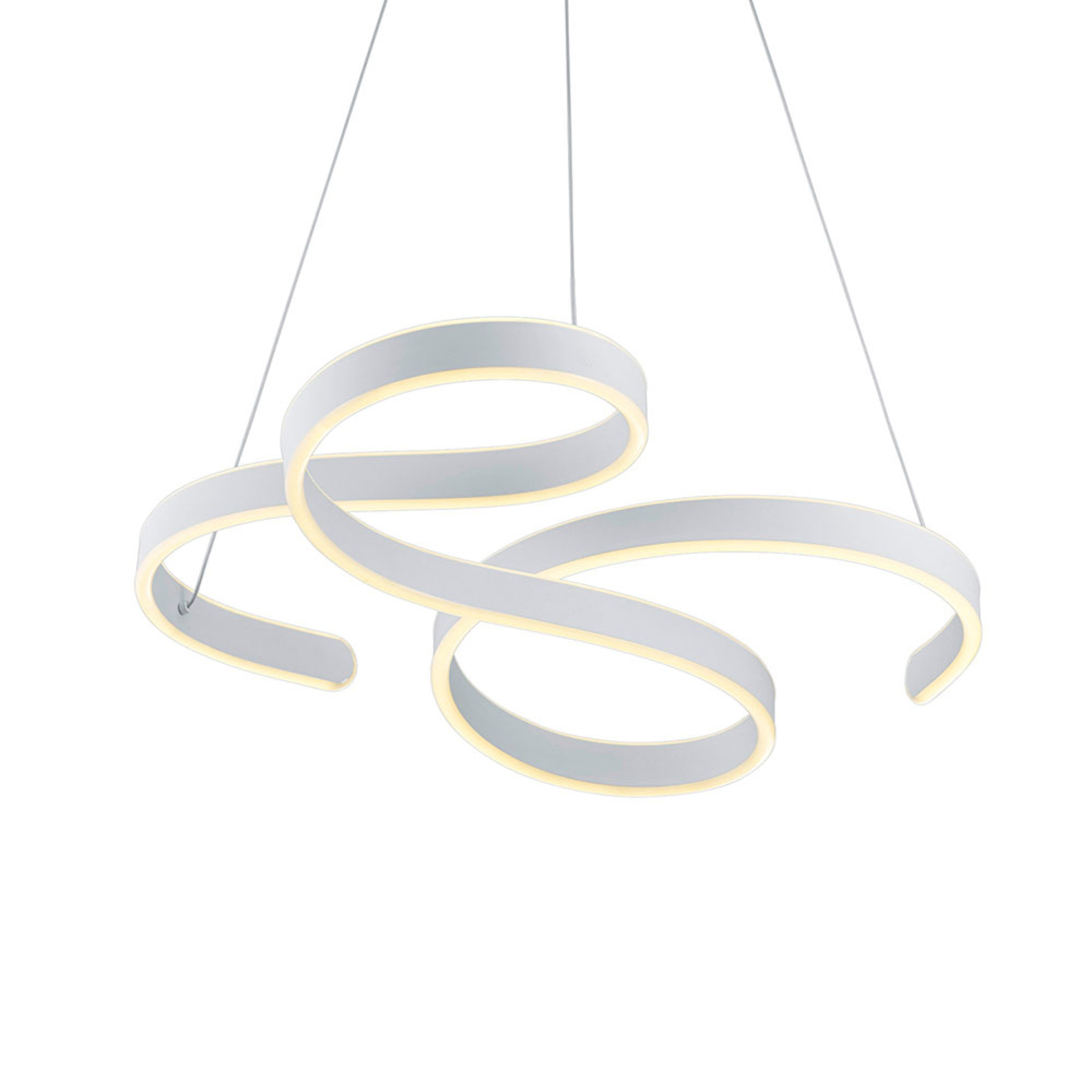 LED-Pendelleuchte Francis, schwungvoll designt