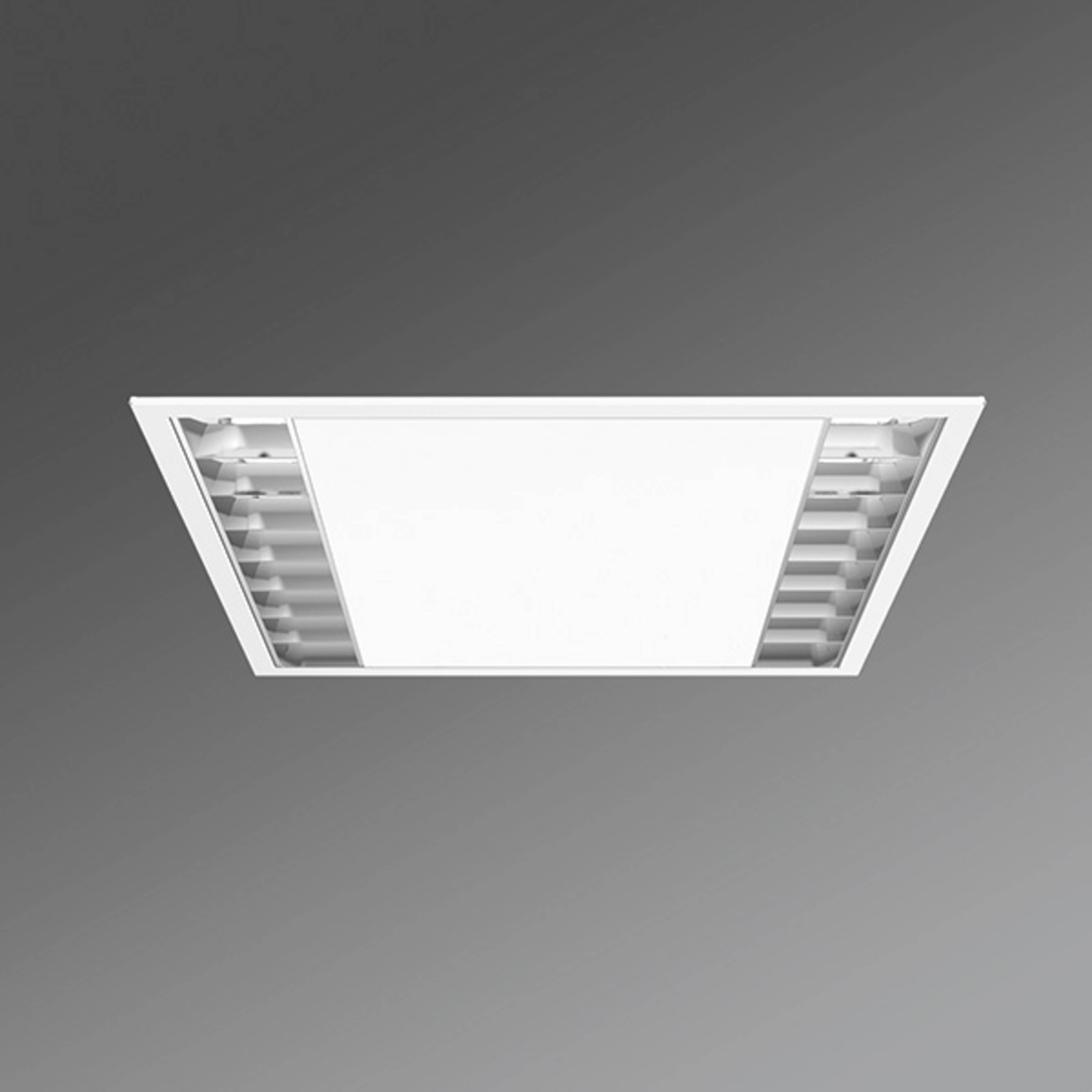 LED-Büro-Deckeneinbauleuchte UEX/625 Parabolraster