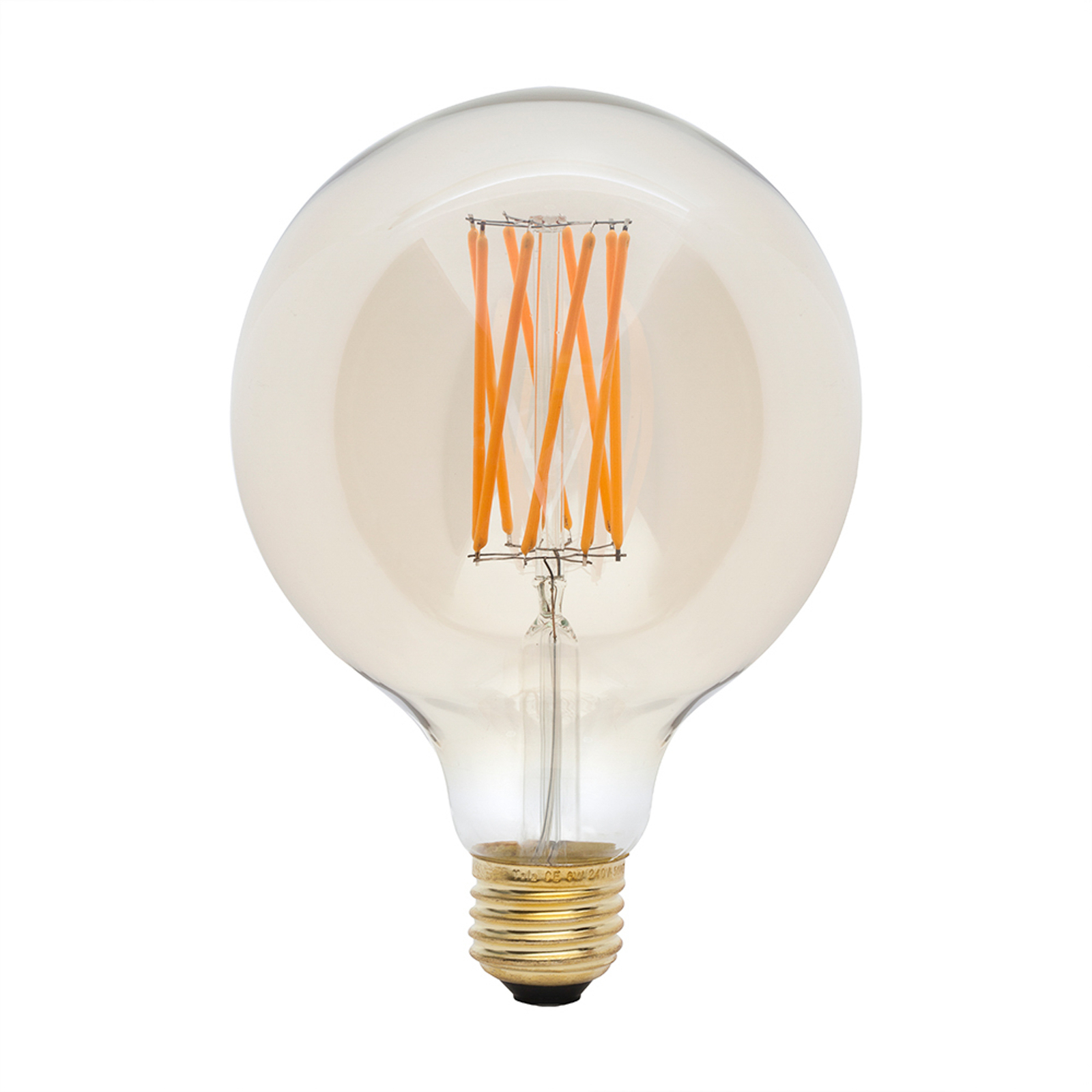 Tala LED globe bulb G125 Filament E27 6W 2200K 420 lm dimmable.