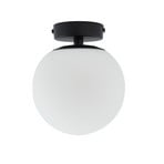 Bidolo Plafonnier IP44 Noir - Lucande