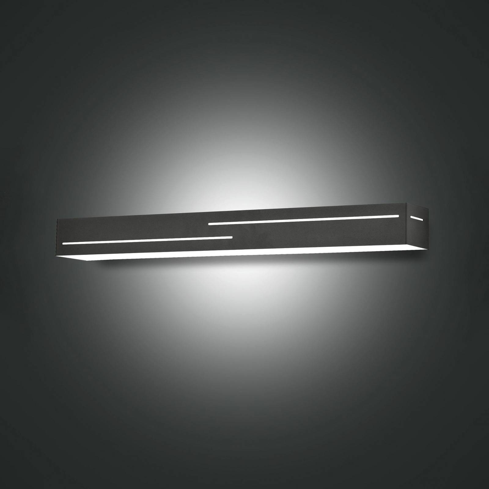 LED-Wandlampe Banny, anthrazit, Breite 50cm, Up- & Downlight günstig online kaufen