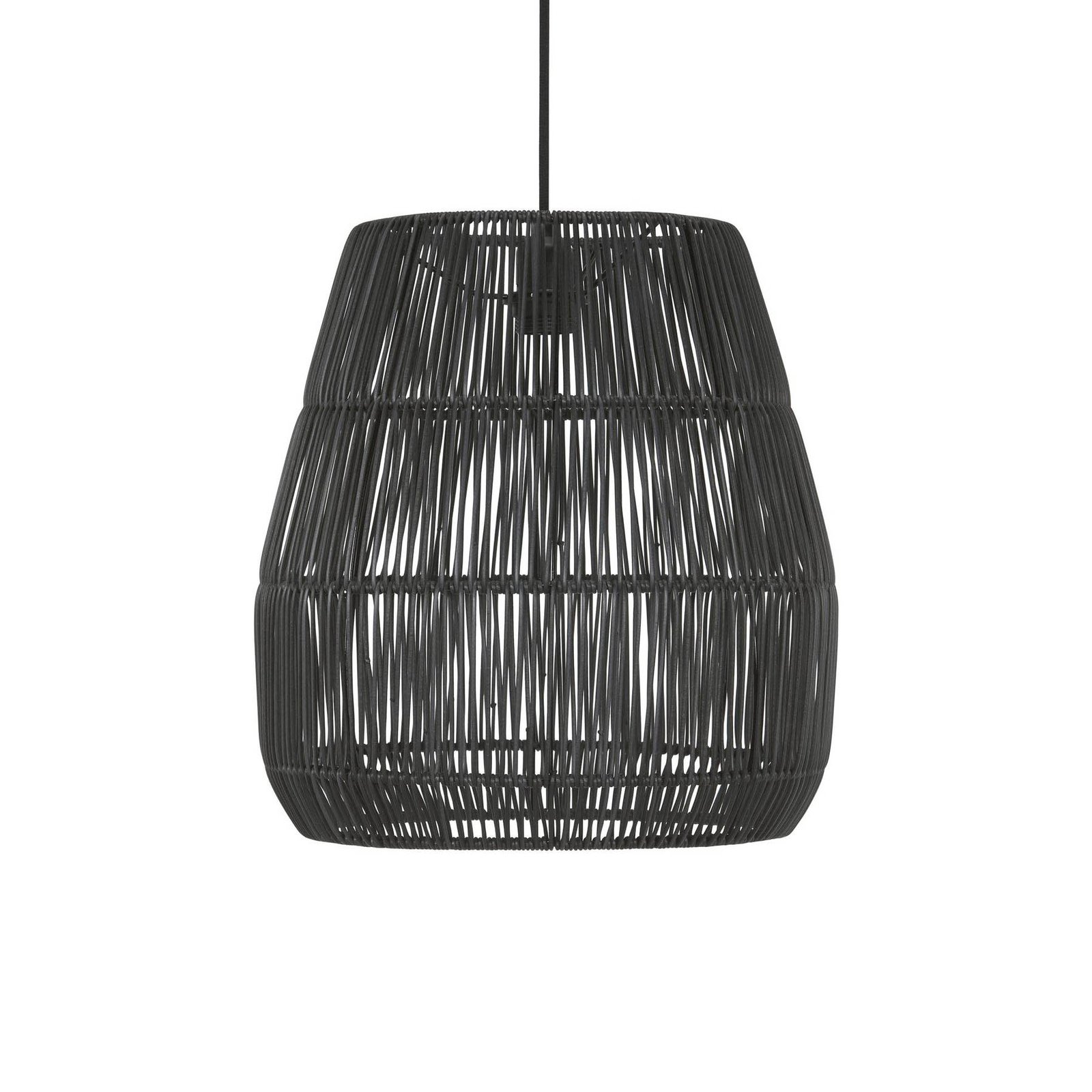 PR Home Saigon lámpara colgante exterior negro Ø38cm cable 2.5m