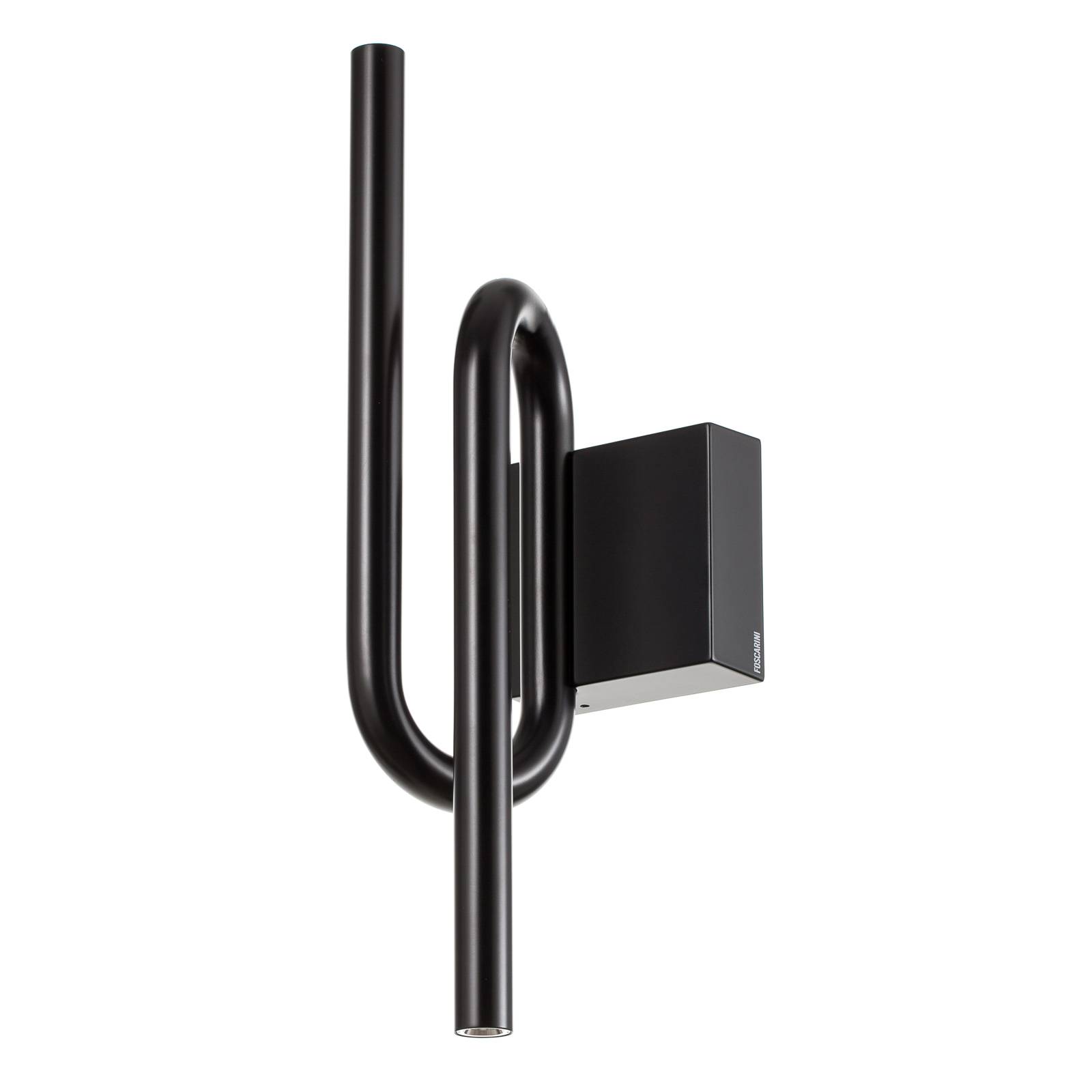Foscarini Tobia LED-Wandleuchte schwarz