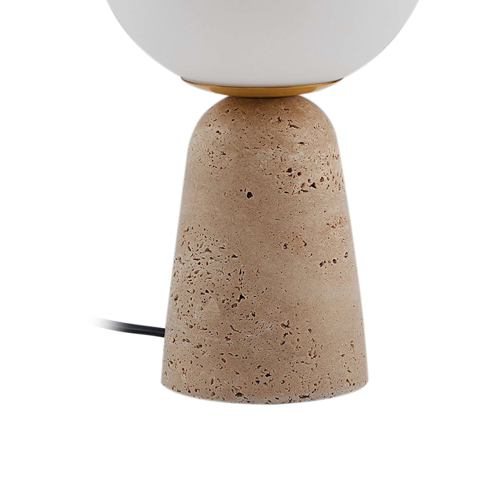 Kirstan Tischleuchte Beige/Weiß - Lindby