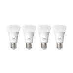 WACA Smart E27 LED 6 W, 810 lm CCT RGB, sada 4 ks – Philips Hue