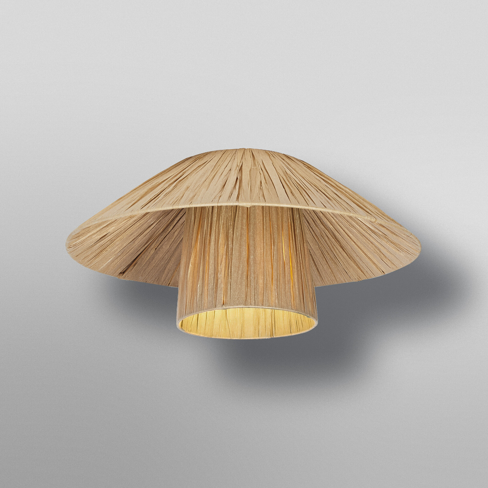 Plafonnier OSRAM Decor Bamboo Paper Hat Ø 40 cm, bambou E27