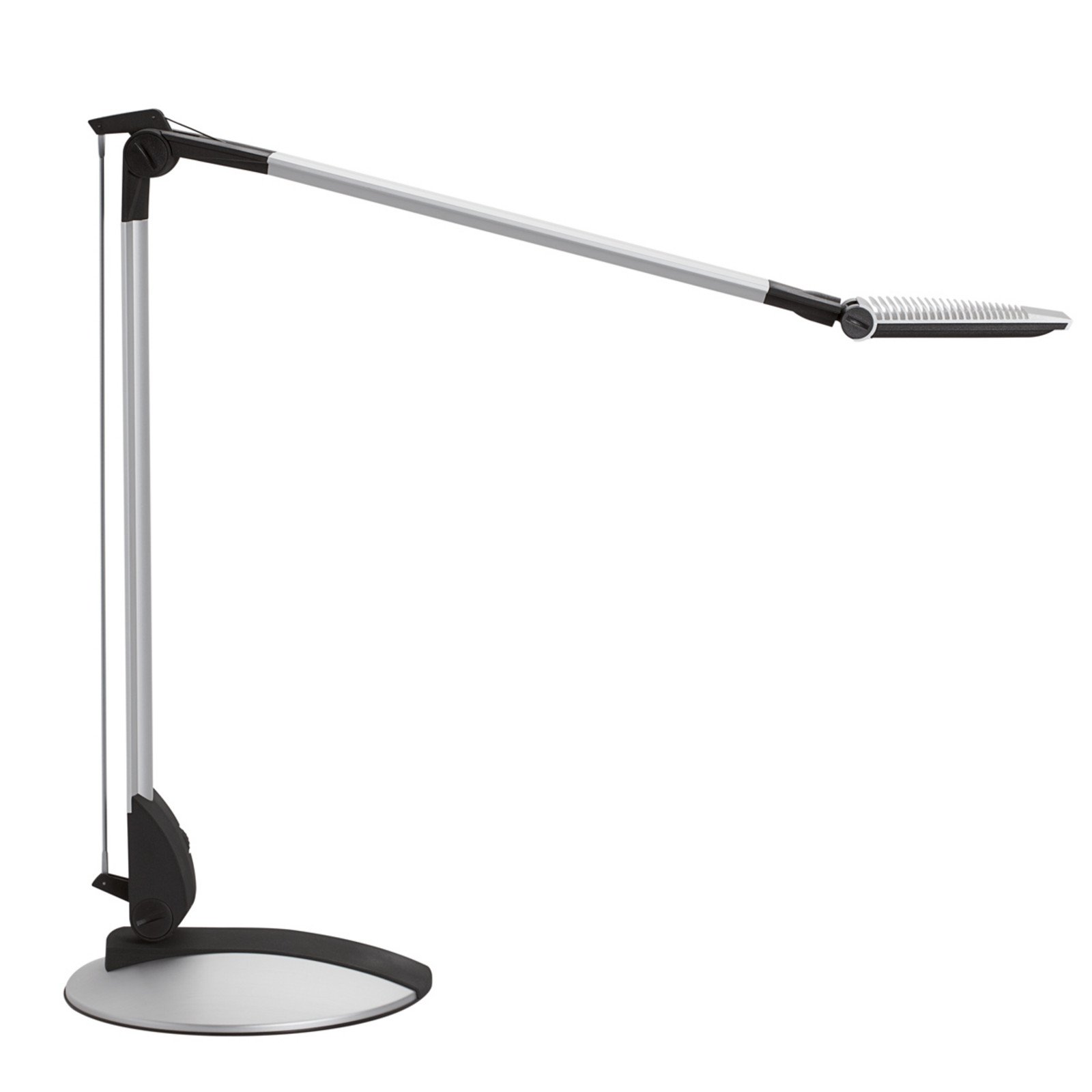 Lampă de birou cu LED MAULoptimus argintiu suport dimabil CCT - Studiu / Birou - modern - aluminiu anodizat negru