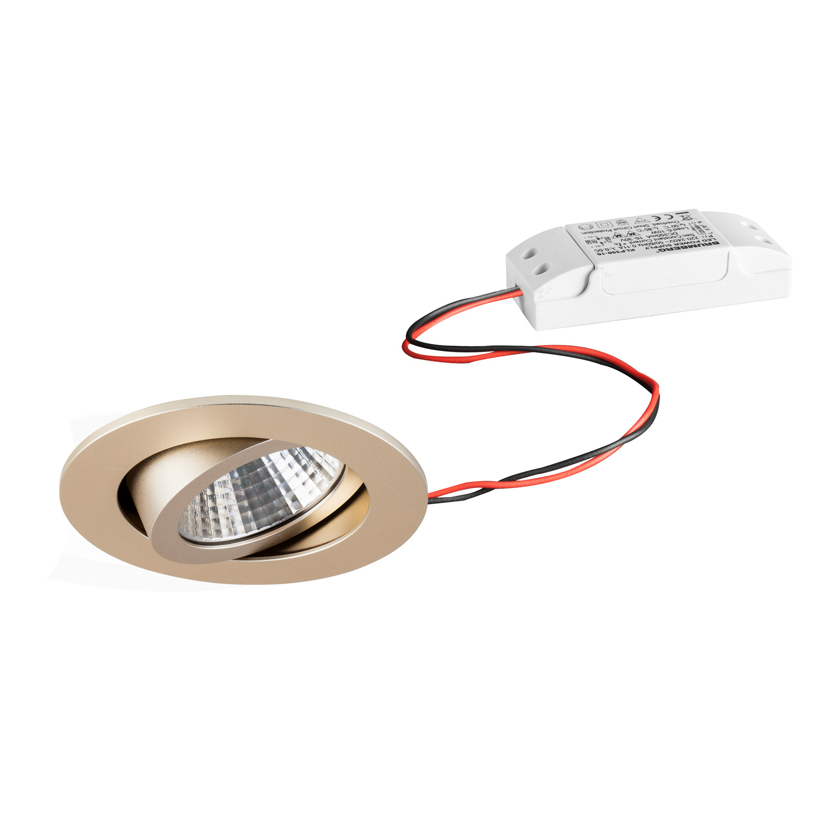 BRUMBERG LED-Einbaustrahler IP65 rund schaltbar