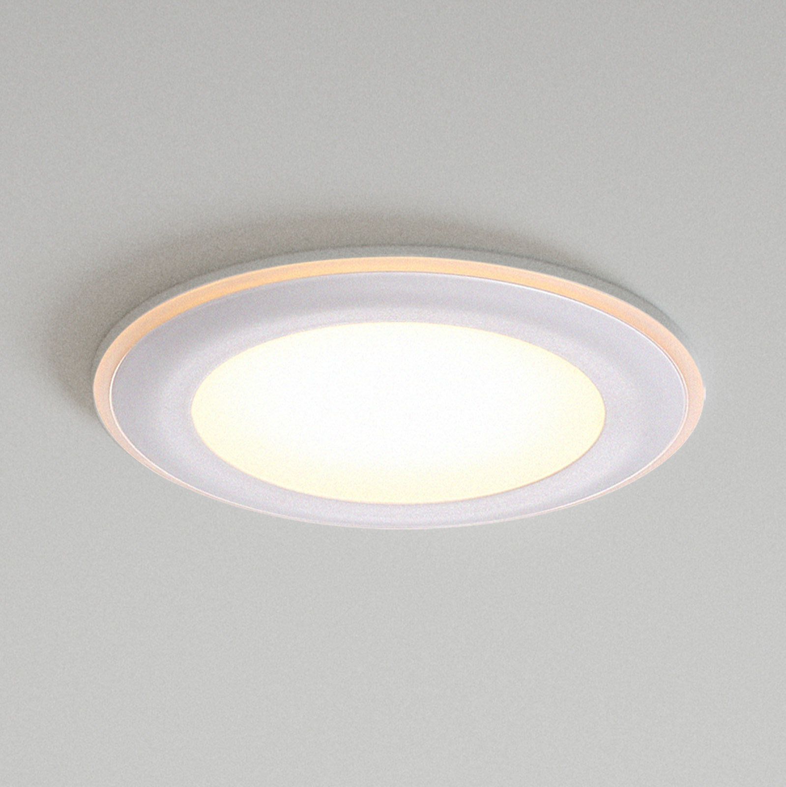 Lámpara de techo LED empotrada Elkton, Ø 8 cm