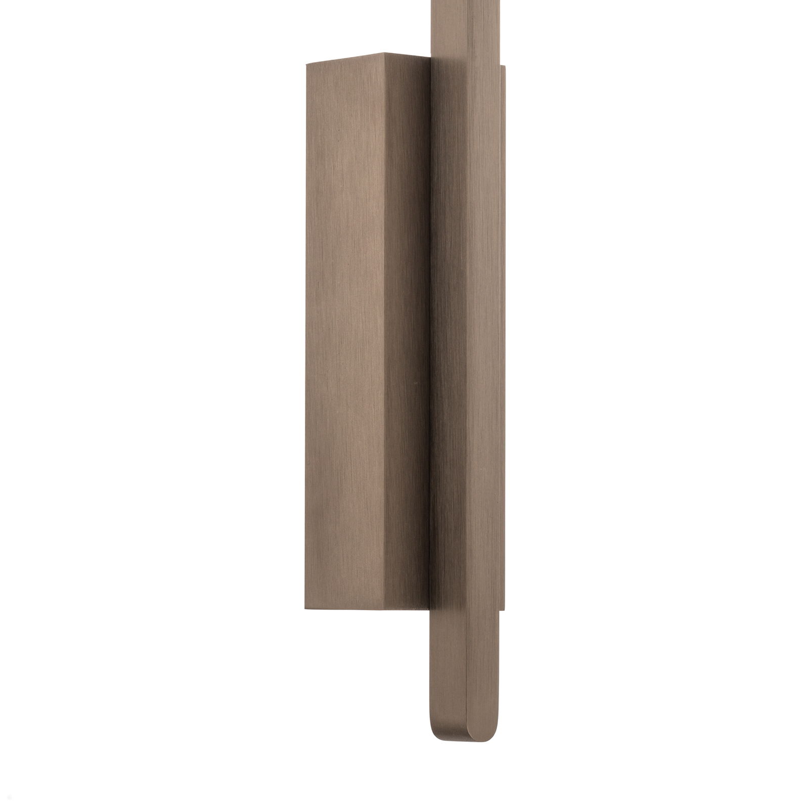 Quitani Talon LED wall light anodised bronze light