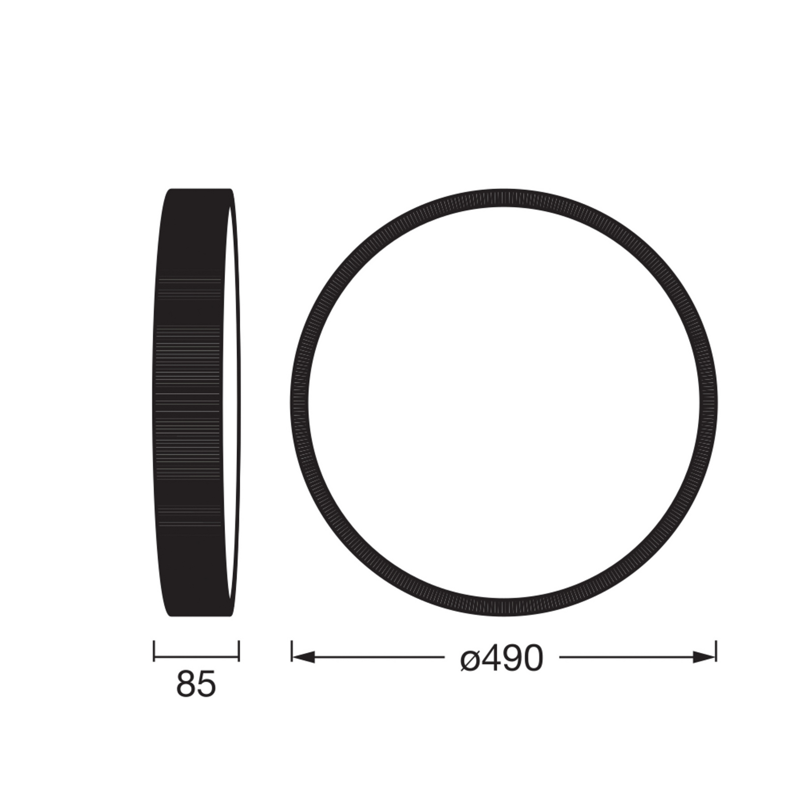 Φωτιστικό οροφής LED OSRAM ORBIS MATTEO, Ø 49 cm, πορτοκαλί, clickdim Φωτιστικό οροφής LED OSRAM ORBIS MATTEO, Ø 49 cm, πορτοκαλί, clickdim